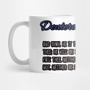 Deuteronomy 31:8 Mug